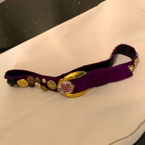 Vintage Suzi Roher suede belt Sz L